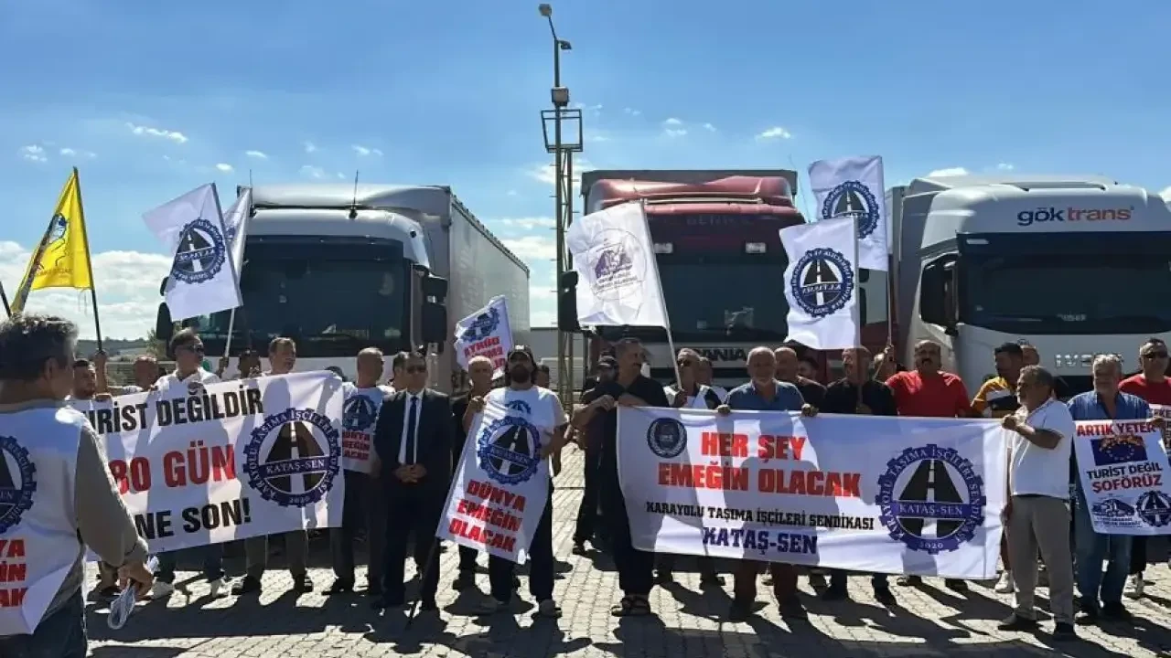 TIR şoförlerinden Schengen ve özlük hakkı talebi