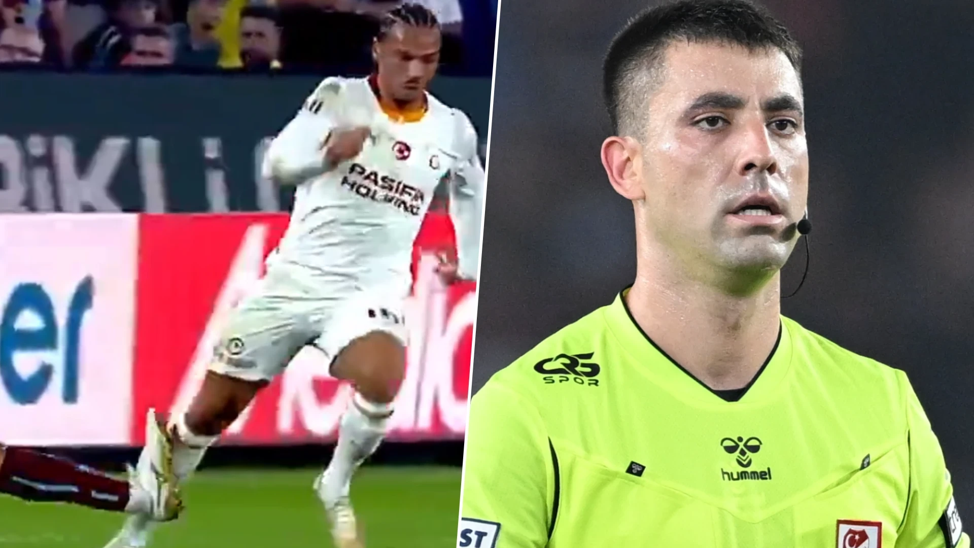Trabzonspor Galatasaray maçı izle: Maçın en çok konuşulan pozisyonu: Galatasaray kırmızı kart bekledi