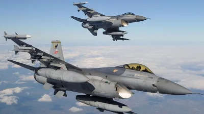 Türk Hava Kuvvetleri, Kıbrıs Adası'nın güneyinde eğitim uçuşu yaptı