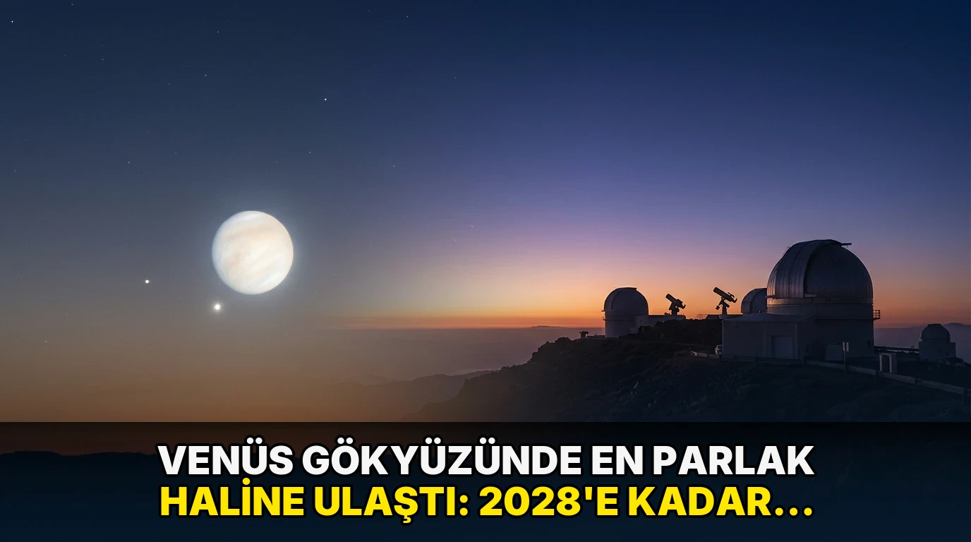 Venüs gökyüzünde en parlak haline ulaştı: 2028'e kadar bu kadar parlak olmayacak