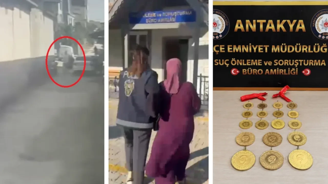 Yola düşen altın kesesini alıp kaçan şüpheli evinde yakalandı!