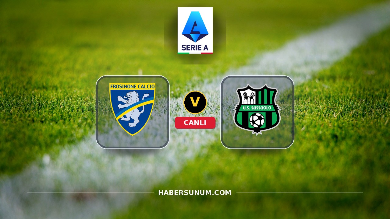 Frosinone - Sassuolo maçı ne zaman, saat kaçta, hangi kanalda? Canlı izle