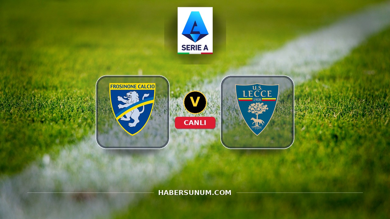 Frosinone - Lecce maçı ne zaman, saat kaçta, hangi kanalda? Canlı izle