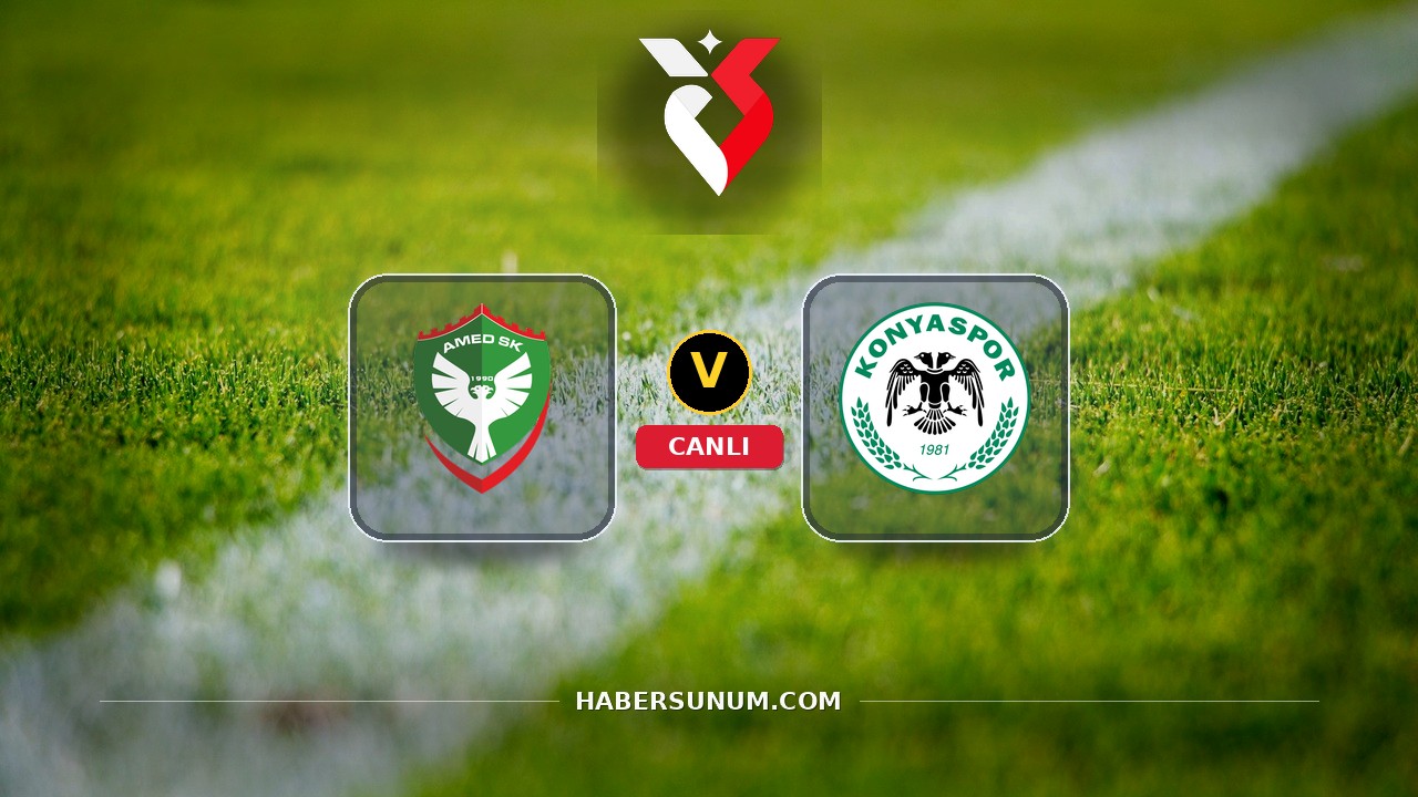 Amed - Konyaspor maçı ne zaman, saat kaçta, hangi kanalda? Canlı izle