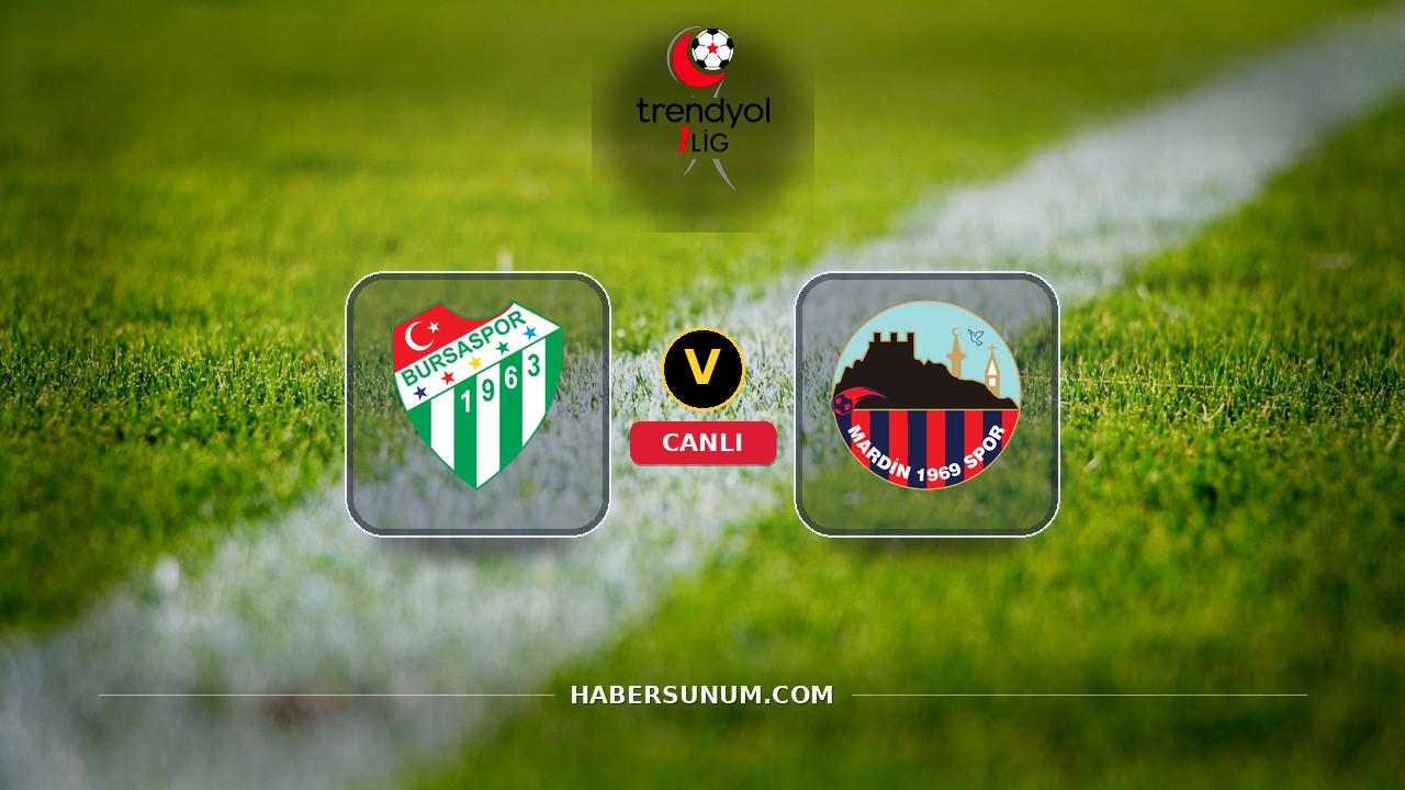 Bursaspor - Mardin 1969 maçı ne zaman, saat kaçta, hangi kanalda? Canlı izle