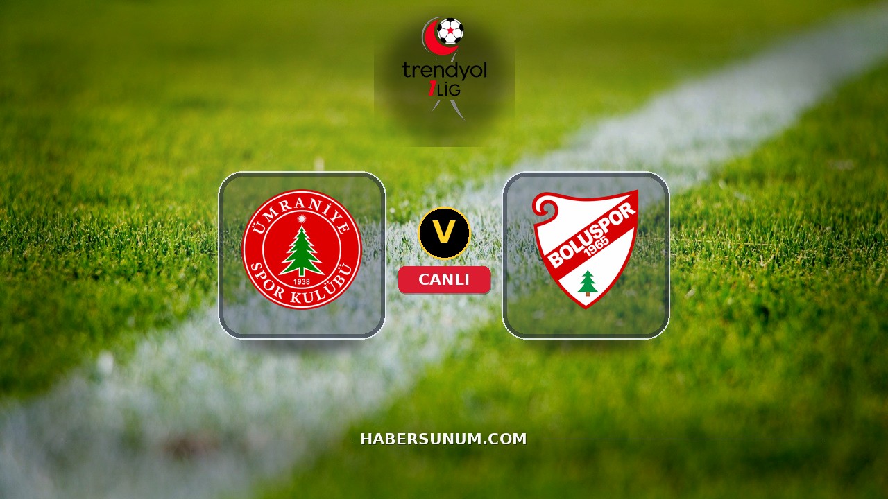 Ümraniyespor - Boluspor maçı ne zaman, saat kaçta, hangi kanalda? Canlı izle
