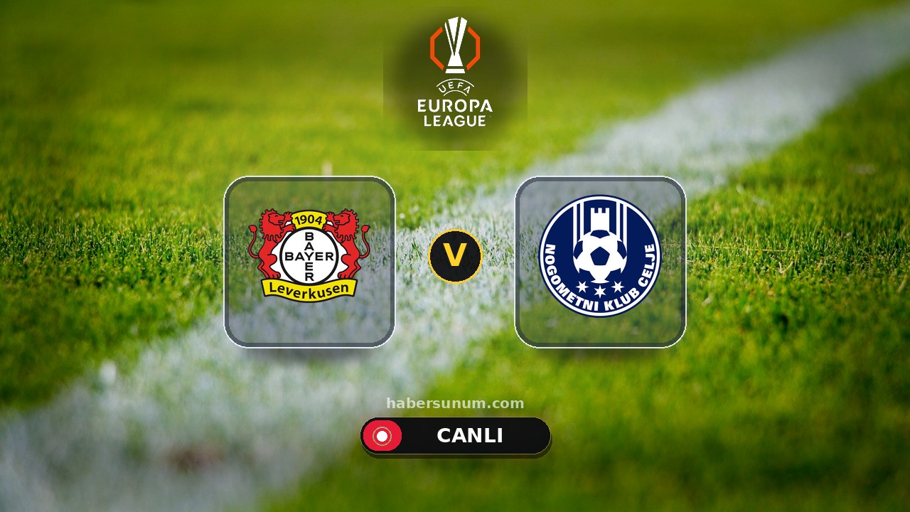 Bayer Leverkusen - Celje maçı ne zaman, saat kaçta, hangi kanalda? Canlı izle