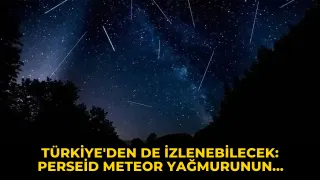 Türkiye'den de izlenebilecek: Perseid meteor yağmurunun tarihi belli oldu