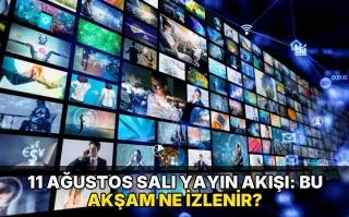 11 Ağustos Salı Yayın Akışı: Bu akşam ne izlenir?