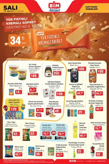 BİM 2-4-5-7 Ağustos 2026 aktüel ürünleri