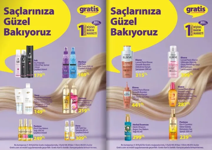 Gratis Eylül 2026 kataloğu