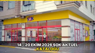 14 - 20 Ekim 2026 ŞOK aktüel kataloğu