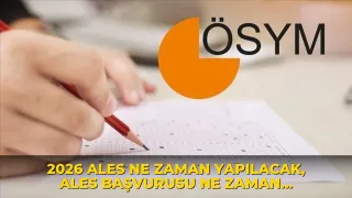 2026 ALES ne zaman yapılacak, ALES başvurusu ne zaman, nasıl yapılır?