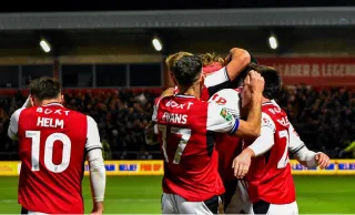 4'üncü lig ekibi Fleetwood Town, son şampiyon Arsenal'i kupadan eledi