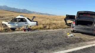 Afyonkarahisar'da otomobiller çarpıştı: 4 ölü