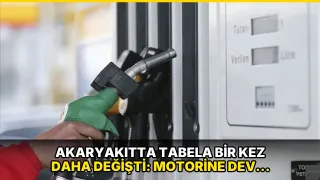 Akaryakıtta tabela bir kez daha değişti: Motorine dev zam geldi!