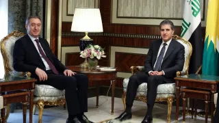 Bakırhan, Erbil'de Barzani ile görüştü: 'İlk aşamanın sonundayız, sıra hükümette'
