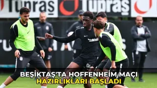 Beşiktaş'ta Hoffenheim maçı hazırlıkları başladı
