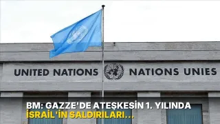 BM: Gazze'de ateşkesin 1. yılında İsrail'in saldırıları sonlanmadı