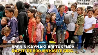 BM'nin kaynakları tükendi: Gazze'de 500 bin kişiye gıda yardımı kesildi!