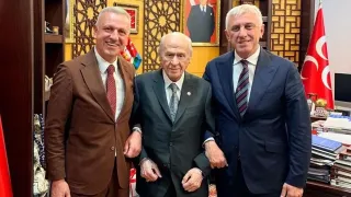 Cumhurbaşkanı Başdanışmanı Oktay Saral, Devlet Bahçeli'yi ziyaret etti