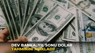 Dev banka, yıl sonu dolar tahminini açıkladı!