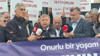 Devlet Memurları Sendikası'ndan TÜİK önünde açıklama