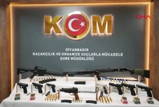Diyarbakır'da yasadışı silah ve mühimmat ticaretine 13 gözaltı