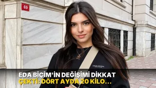 Eda Biçim'in değişimi dikkat çekti: Dört ayda 20 kilo verdi