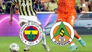 Fenerbahçe - Alanyaspor karşılaşmasında ilk 11'ler belli oldu