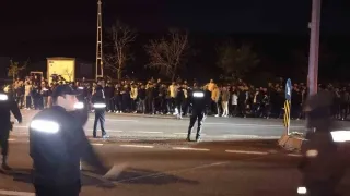 Fenerbahçe taraftarlarından Samandıra'da protesto