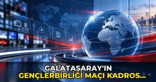 Galatasaray'ın Gençlerbirliği maçı kadrosu belli oldu! 3 eksik...