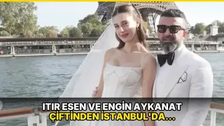Itır Esen ve Engin Aykanat çiftinden İstanbul'da görkemli düğün