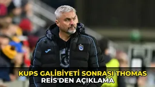 KuPS galibiyeti sonrası Thomas Reis'den açıklama