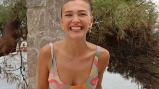 Melisa Döngel'i at ısırdı!