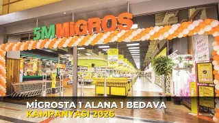 Migrosta 1 alana 1 bedava kampanyası 2026
