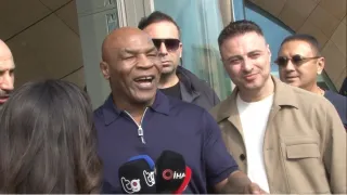 Mike Tyson İstanbul'a geldi