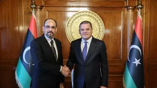 MİT Başkanı Kalın, Libya Ulusal Birlik Hükümeti Başbakanı Dibeybe ile görüştü