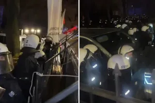 Polonya'da polis Anayasa Mahkemesi'ni bastı