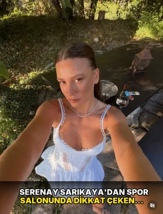 Serenay Sarıkaya'dan spor salonunda dikkat çeken paylaşım