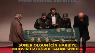 Soner Olgun için Harbiye Muhsin Ertuğrul Sahnesi'nde anma töreni yapıldı