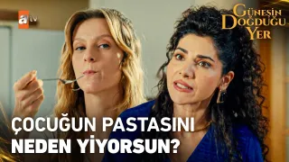 Suzi, Emir'in doğum günü pastasını yerse