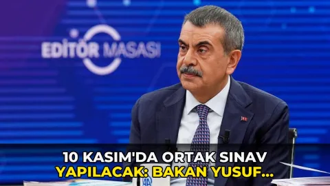 10 Kasım'da ortak sınav yapılacak: Bakan Yusuf Tekin'den eleştirilere yanıt