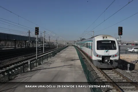 Bakan Uraloğlu: 29 Ekim'de 5 raylı sistem hattı ücretsiz olacak