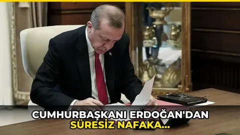 Cumhurbaşkanı Erdoğan'dan süresiz nafaka düzenlemesine veto