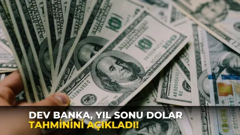 Dev banka, yıl sonu dolar tahminini açıkladı!