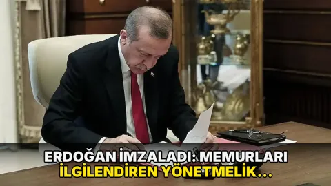 Erdoğan imzaladı: Memurları ilgilendiren yönetmelik değişikliği Resmi Gazete'de