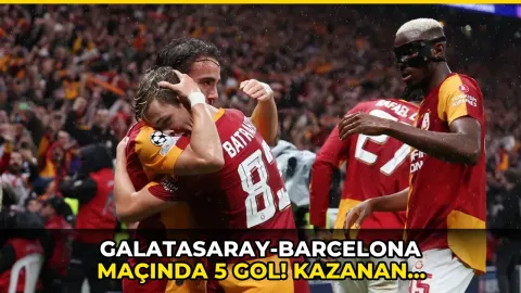 Galatasaray-Barcelona maçında 5 gol! Kazanan Barcelona