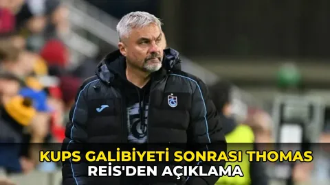KuPS galibiyeti sonrası Thomas Reis'den açıklama