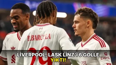 Liverpool, LASK Linz'i 6 golle yıktı!